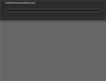 Tablet Screenshot of futbolenvivoaldia.net